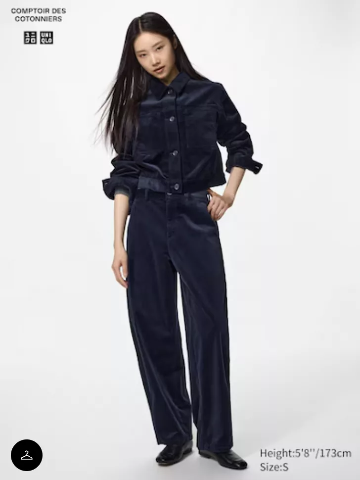 PANTALON VELOURS UNIQLO