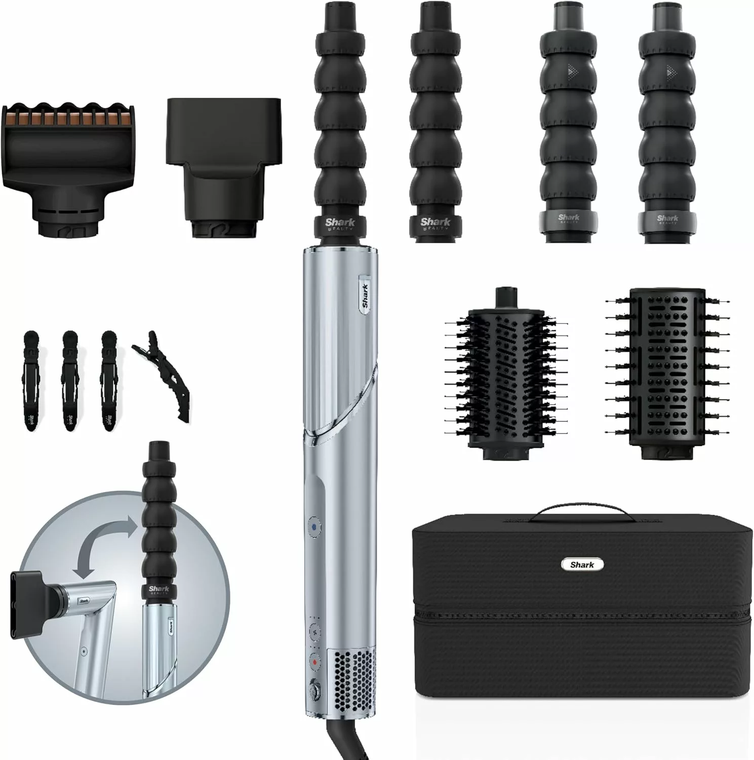 Multistyler Shark FlexStyle et ses accessoires