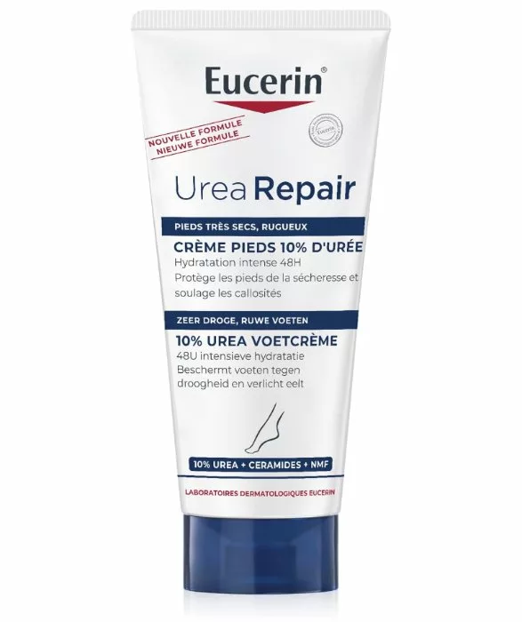 Eucerin UreaRepair crème pieds 10 % d’urée, céramides et NMF