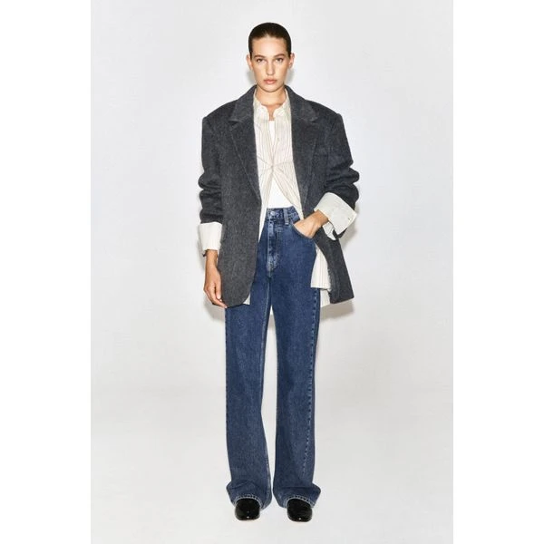 Blazer en laine brossée COS