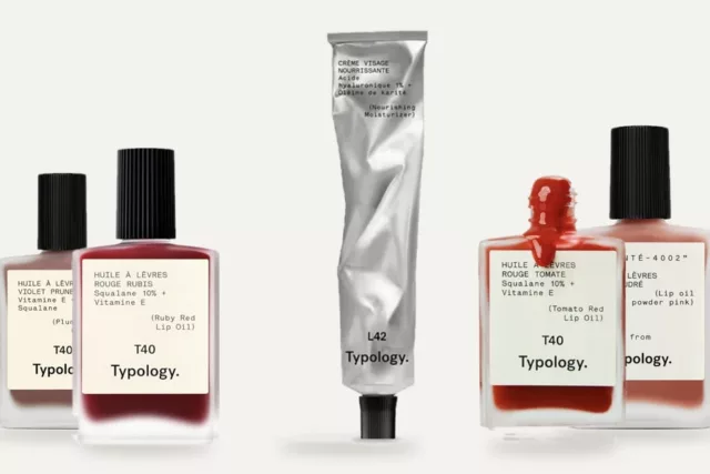 Huiles à lèvres teintées et crème visage nourrissante L42 Typology