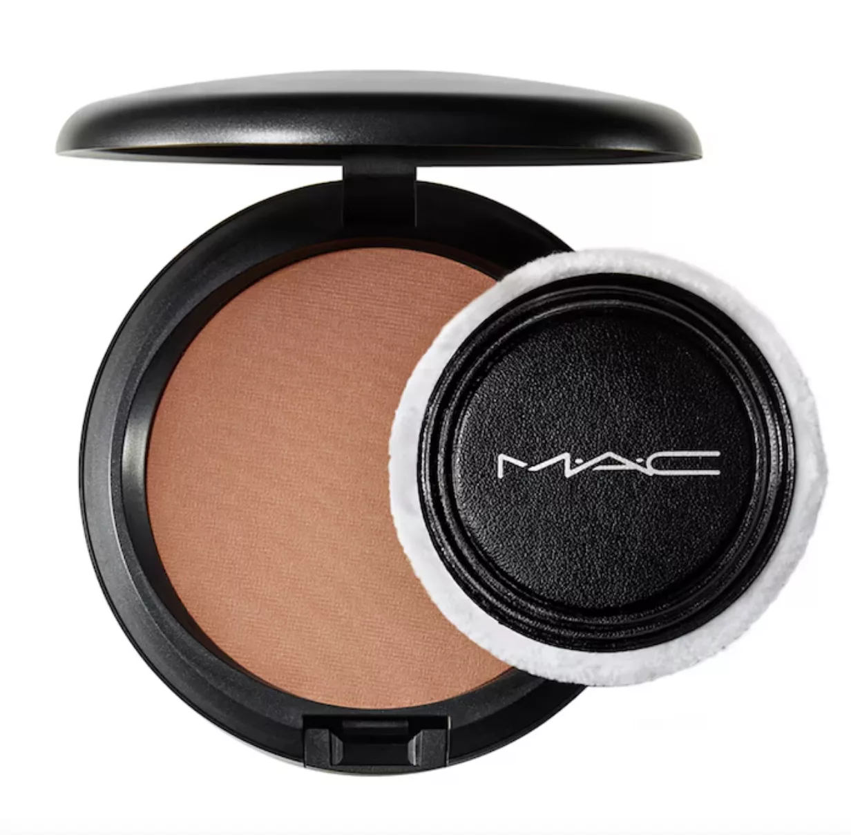 Poudre compacte matifiante MAC Blot Powder avec sa houppette