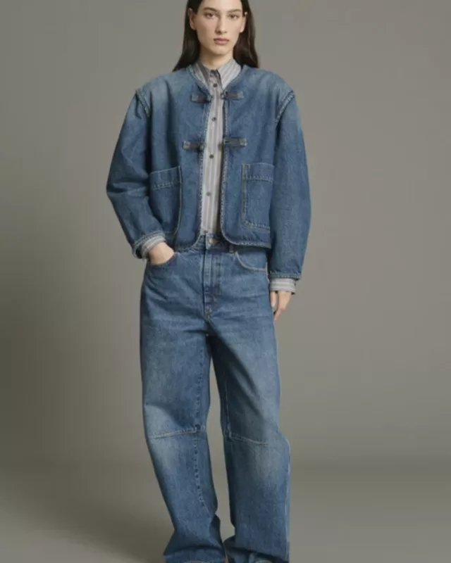 Jean baggy brut