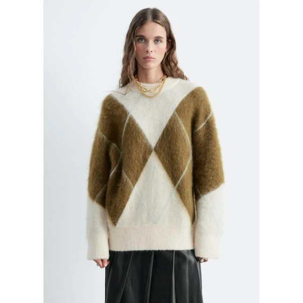 Pull en mohair à motif jacquard & Other Stories
