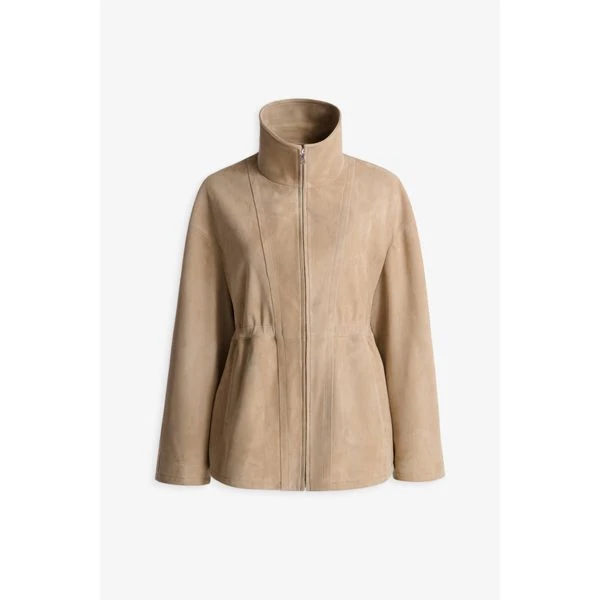 Veste en daim Passage Nour Hammour