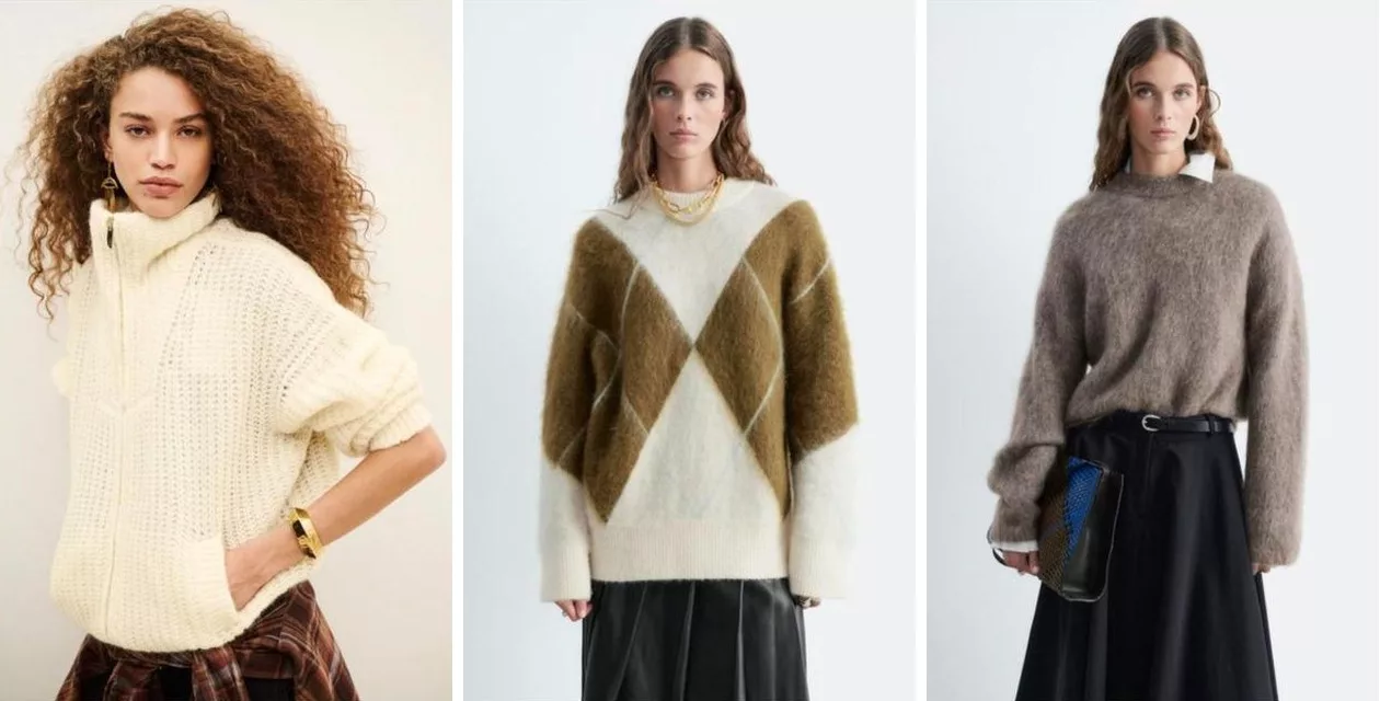 Pulls en laine et mohair pour l’automne-hiver